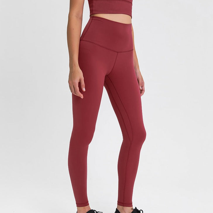 Pink-Red Leggings (Matching Sports Bra Sold Separately)