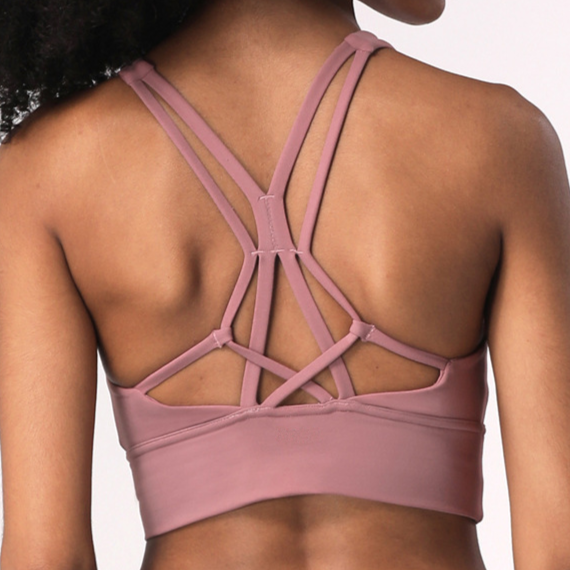 Quick Sand Pink Sports Bra & Leggings Set