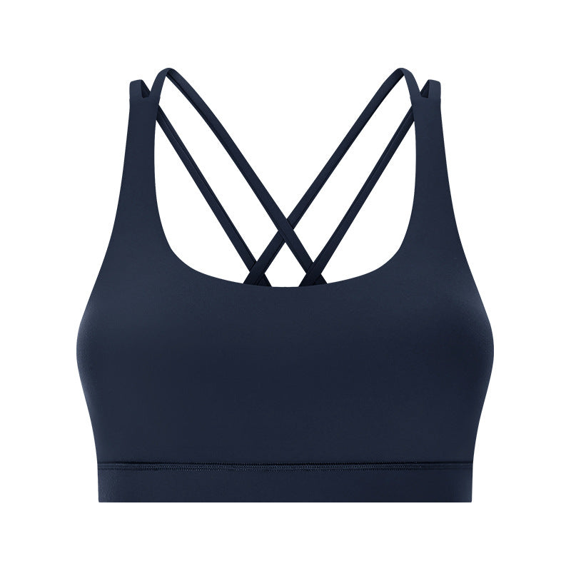 Dark Blue Sports Bra (Matching Leggings Sold Separately)